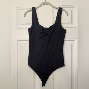 Abercrombie & Fitch Black Sleeveless Bodysuit